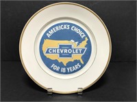 Vintage Chevrolet advertising plate