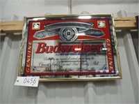 Budweiser Mirror 25" x 18"