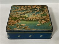 Vintage Mrs Stevens tin candy box