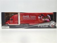 Coca-Cola Santa  75th Anniversary semi in box