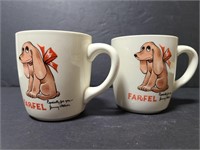 Pair of Farfel mugs