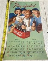 Coca-Cola Calendar w/ Numerous Prints