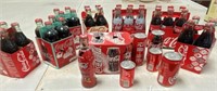 Lot of Collector Coke Bottles & Cans