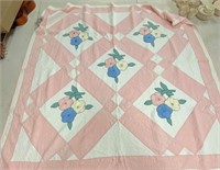 Full Size Floral Quilt