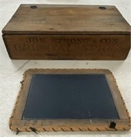 10 1/2" x 16" Dovetail Wood Spice Box &