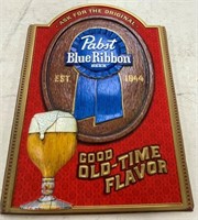 New Old Stock Pabst Blue Ribbon Sign