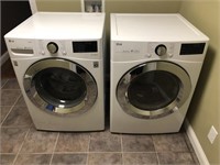 LG Washer and Dryer with Steam Function
