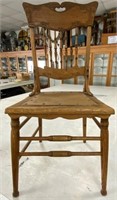 Oak Pressback Dining Chair