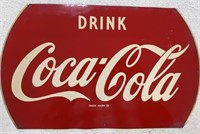 10" x 16" Metal Coke Sign