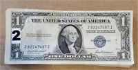 (25) 1935 Series $1 Silver Certificates