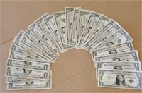 (25) 1957 Series $1 Silver Certificates