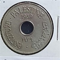 1939 Palestine 10 Mils