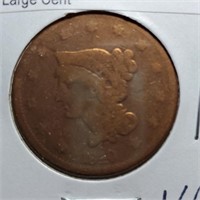 1840 Braided Hair Large Cent