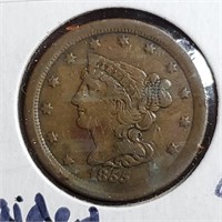 1855 Half Cent