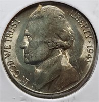 1941-S Jefferson Nickel