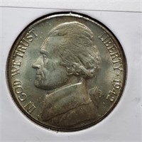 1942-S Jefferson Nickel