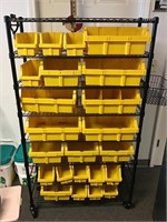 Shelf and bins