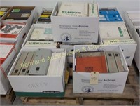 9 BOXES OF SHOP MANUALS