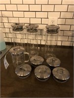 Four Glass Tea Steepers