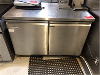 Serv-Ware Freezer with Stainless Work Surface