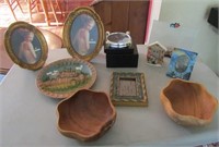 Picture Frames, Coasters, Wood Bowls