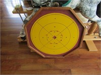 Crokinole & Checker Board Game