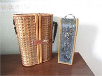 Picnic Basket & Bottle Container