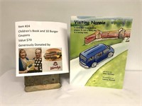 Childrens Book and 10 Burgers