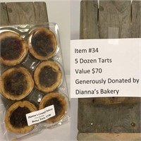 5 Dozen Tarts from Dianna's Bakery