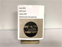 Couture $50 Gift Card