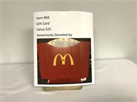 $25 McDonalds Gift Card