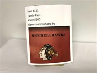 Family Pass for Mitchell Hawks