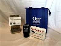 Orr Insurance Cooler Bag, First Aid Kit & Mug