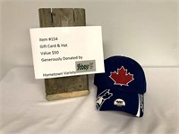 Sobeys Gift Card and Jays Hat