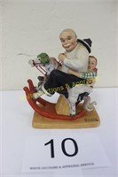 Norman Rockwell Figurine - Gramps at the Reins