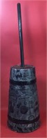 Vintage Holiday Halloween Spooky Butter Churn