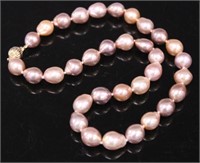 LADYS PEARL NECKLACE W/ 14KT CLASP