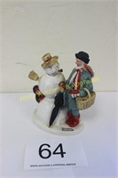 Norman Rockwell Figurine - Grandpa Snowman