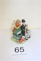 Norman Rockwell Figurine - Park Bench