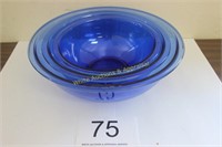 Pyrex Cobalt Nesting Bowls - set of (3)
