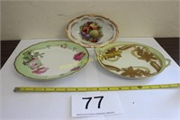 Handpainted Bavarian Plates & Dish