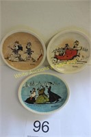 Norman Rockwell Plates - Set of (3)