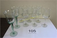 Wine Glasses - (8) Total