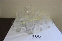 Assortment of Drink/Wine Glasses