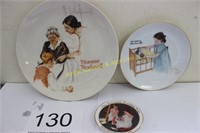 Norman Rockwell Plates - Group of (3)