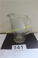 Clear Libby Glass Beer or Soda Pitcher