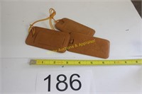 Pierre Cardin Luggage Tags (3) - Leather Unused