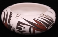 NATIVE AMERICAN PAINTED POTTERY, FROGWOMAN