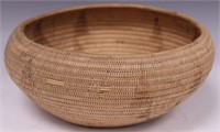 NATIVE AMERICAN MISSION WOVEN BASKET