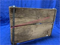Old wooden crate